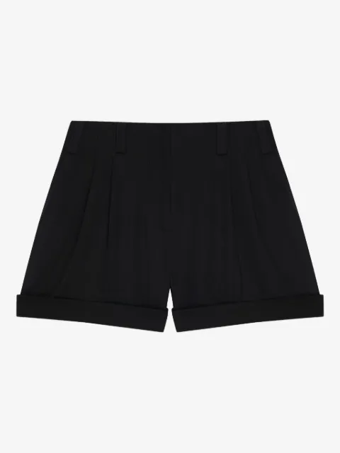 Givenchy pleated cuffed shorts