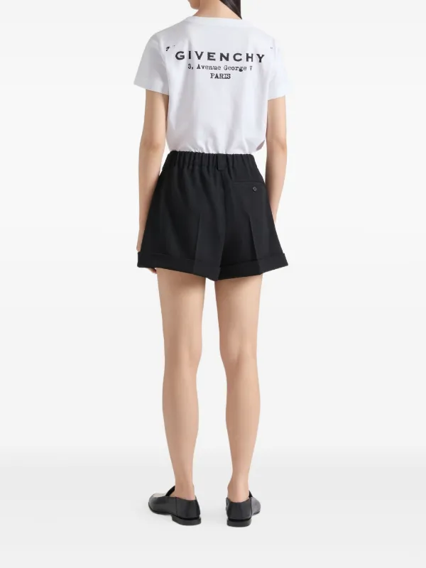Givenchy タックショートパンツ | ブラック | FARFETCH JP
