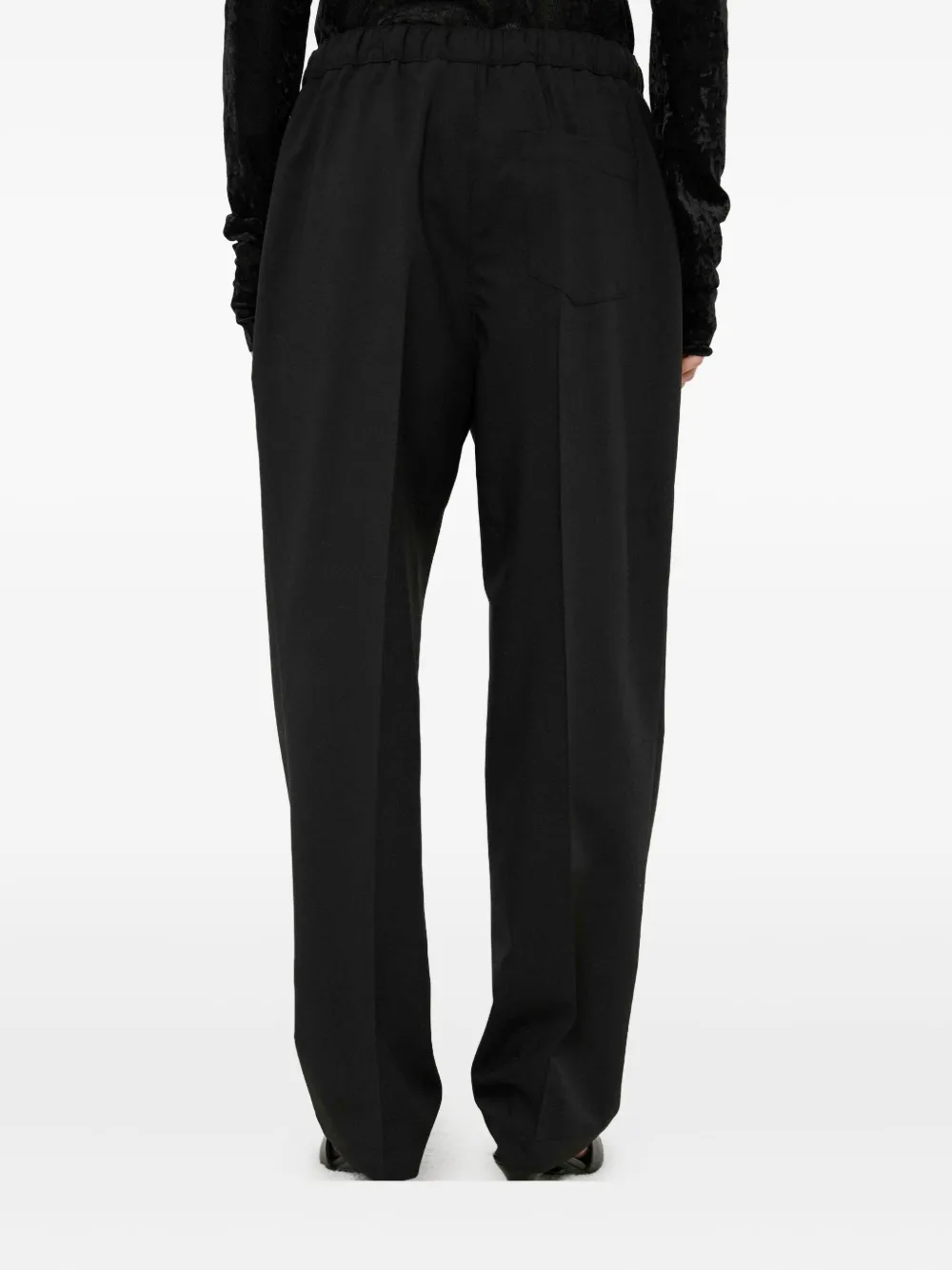 Meimeij Drawstring Trousers In Black
