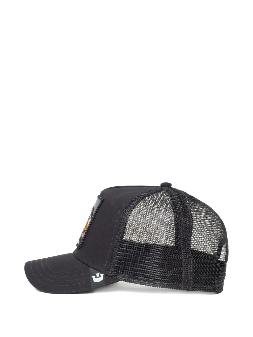 GOORIN BROS Pet met logopatch Zwart