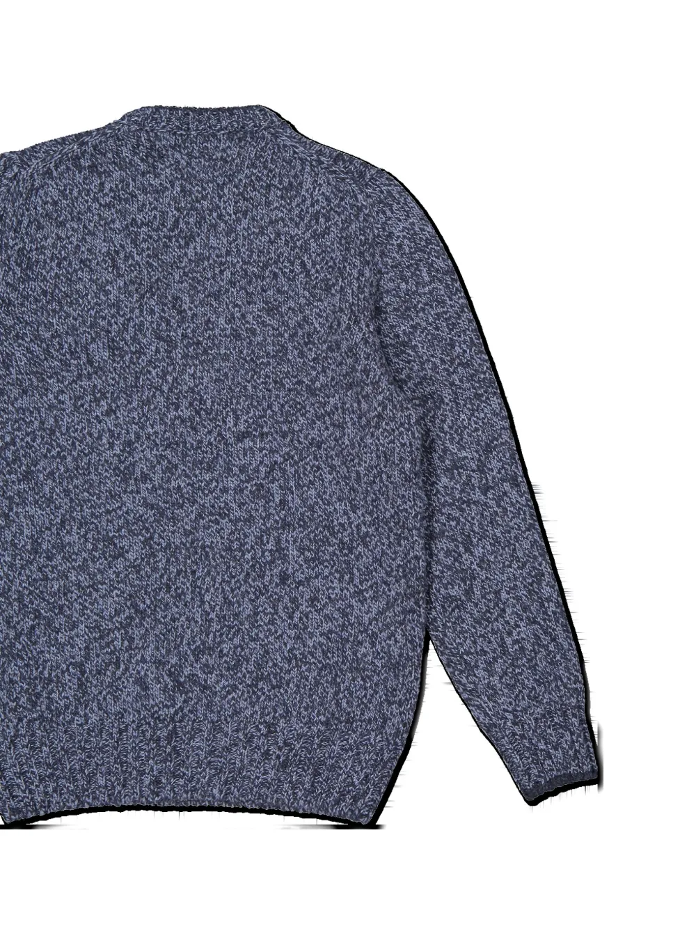 Gran Sasso speckled wool sweater - Blauw