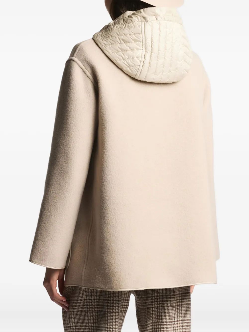 Fay Jack met capuchon en houtje-touwtje Beige