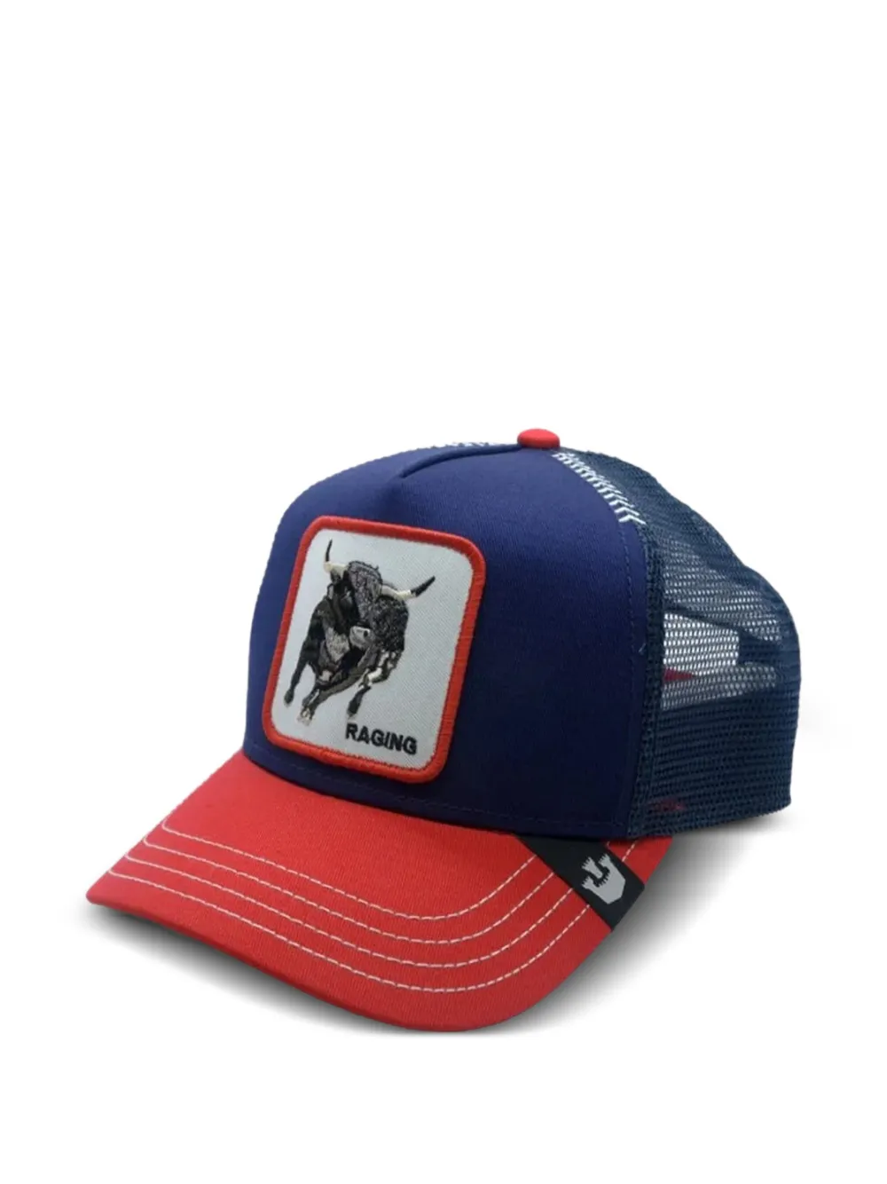 GOORIN BROS bull-patch trucker hat Blauw