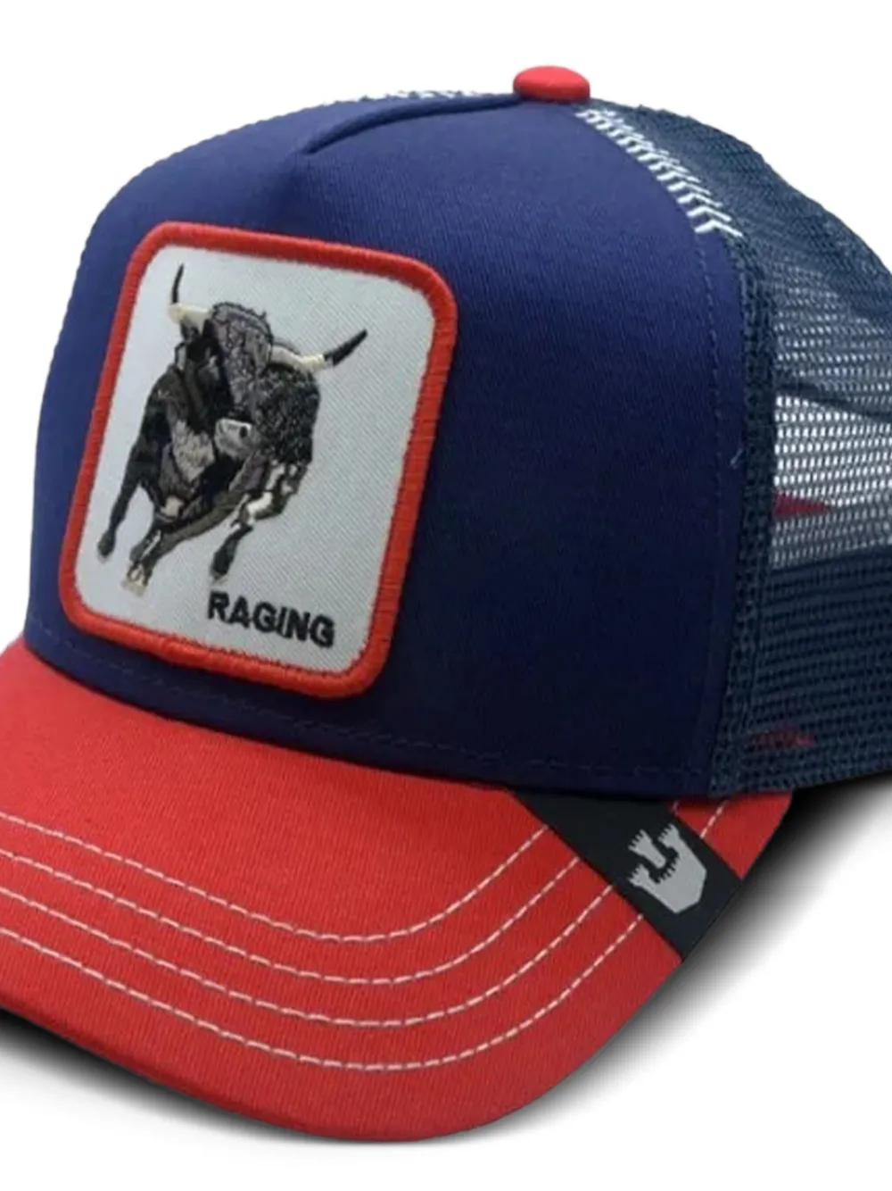GOORIN BROS Truckerpet met patch Blauw
