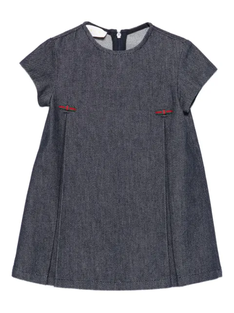 Gucci Kids pleated denim dress