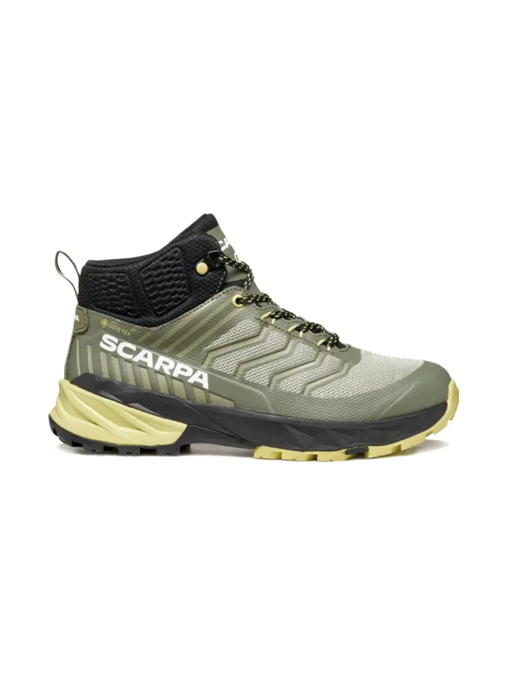 SCARPA KIDS Rush mid GTX-Y lace-up patterned boots Green