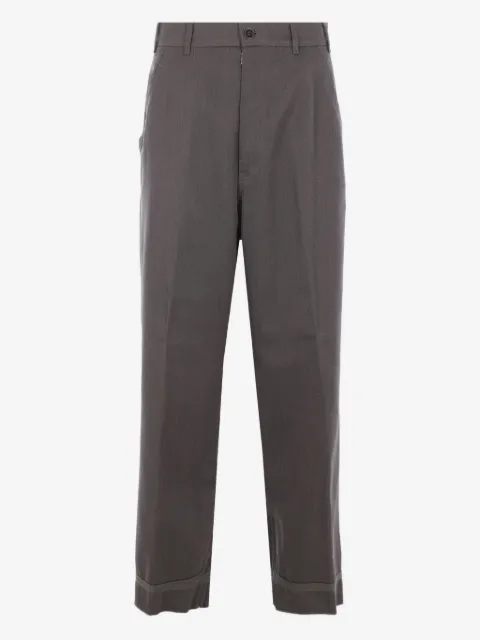 Maison Margiela wool cuffed trousers
