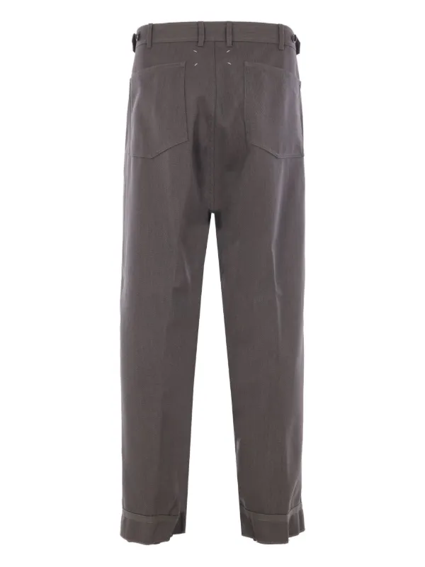 Maison Margiela ウールスラックス グレー サイズL 50 Maison Margiela ウールパンツ | グレー | FARFETCH JP