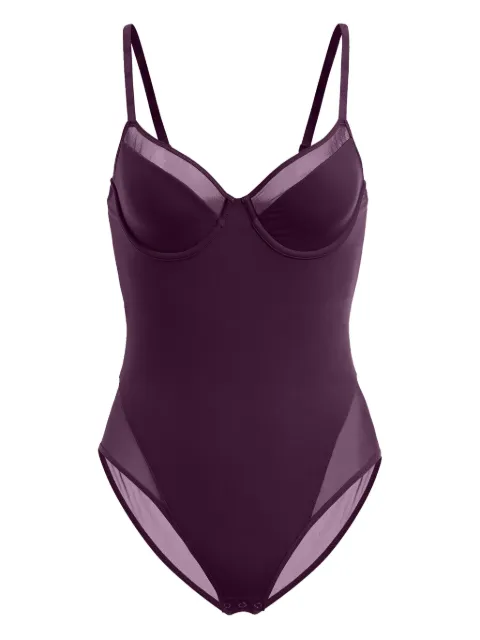 Wolford body con panel transparente