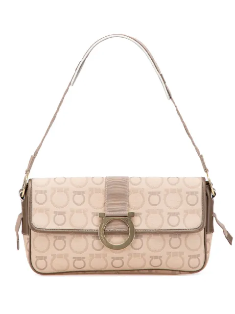 Ferragamo Pre-Owned 2010-2025 Gancini Canvas shoulder bag