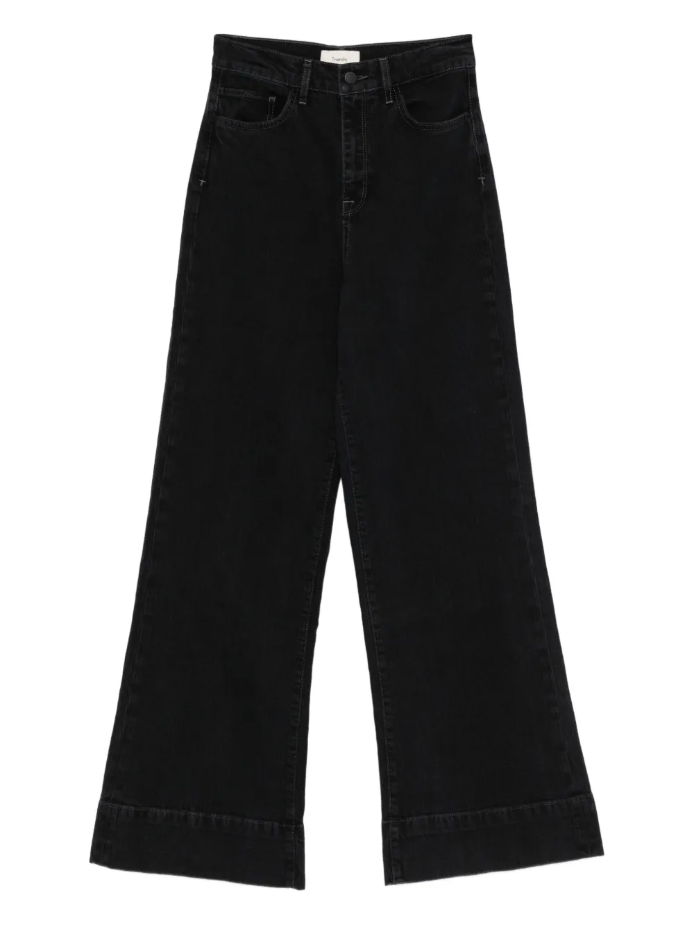 Triarchy cuffed jeans | Black | Image 1