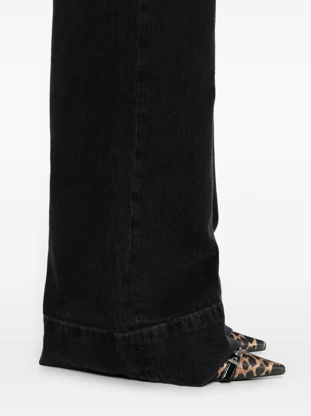 Triarchy Cuffed Jeans In Black
