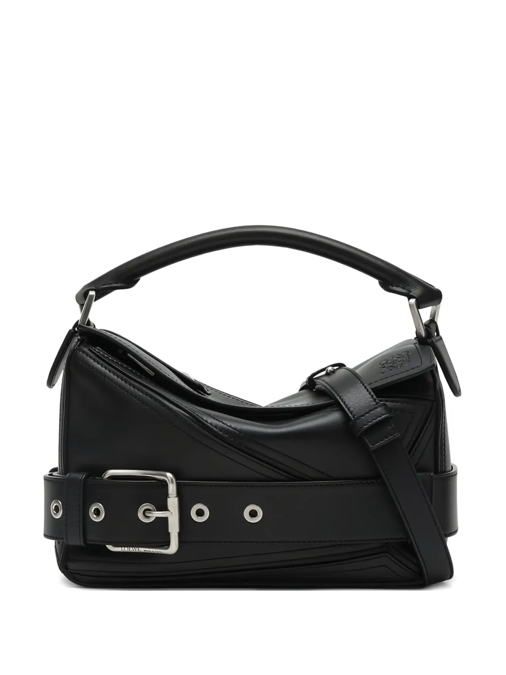 LOEWE パズル バックル ハンドバッグ - ブラック LOEWE パズル バックル ハンドバッグ - ブラック