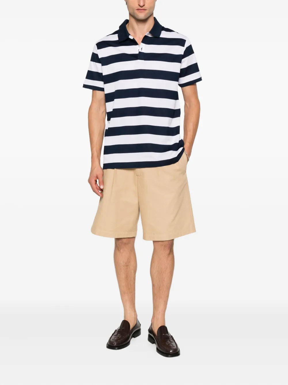 Paul & Shark striped polo shirt Blauw