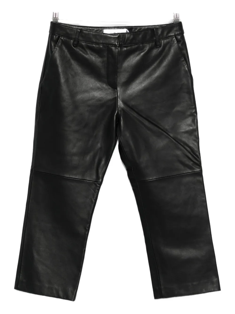 IRO paneled leather trousers Zwart