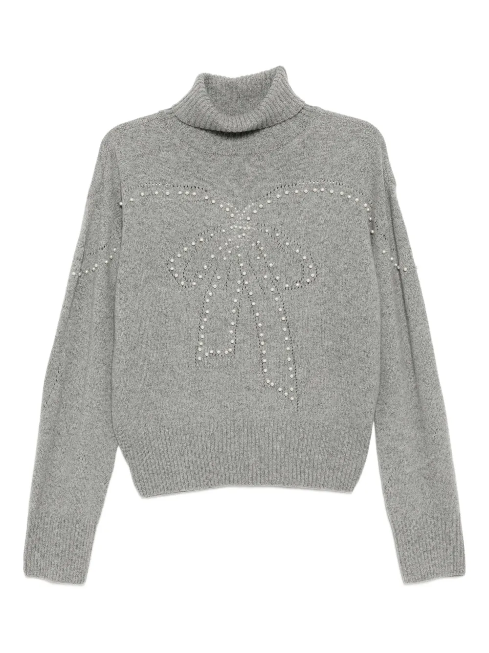 Kimhekim faux-pearl detailing sweatshirt | Grey | Image 1