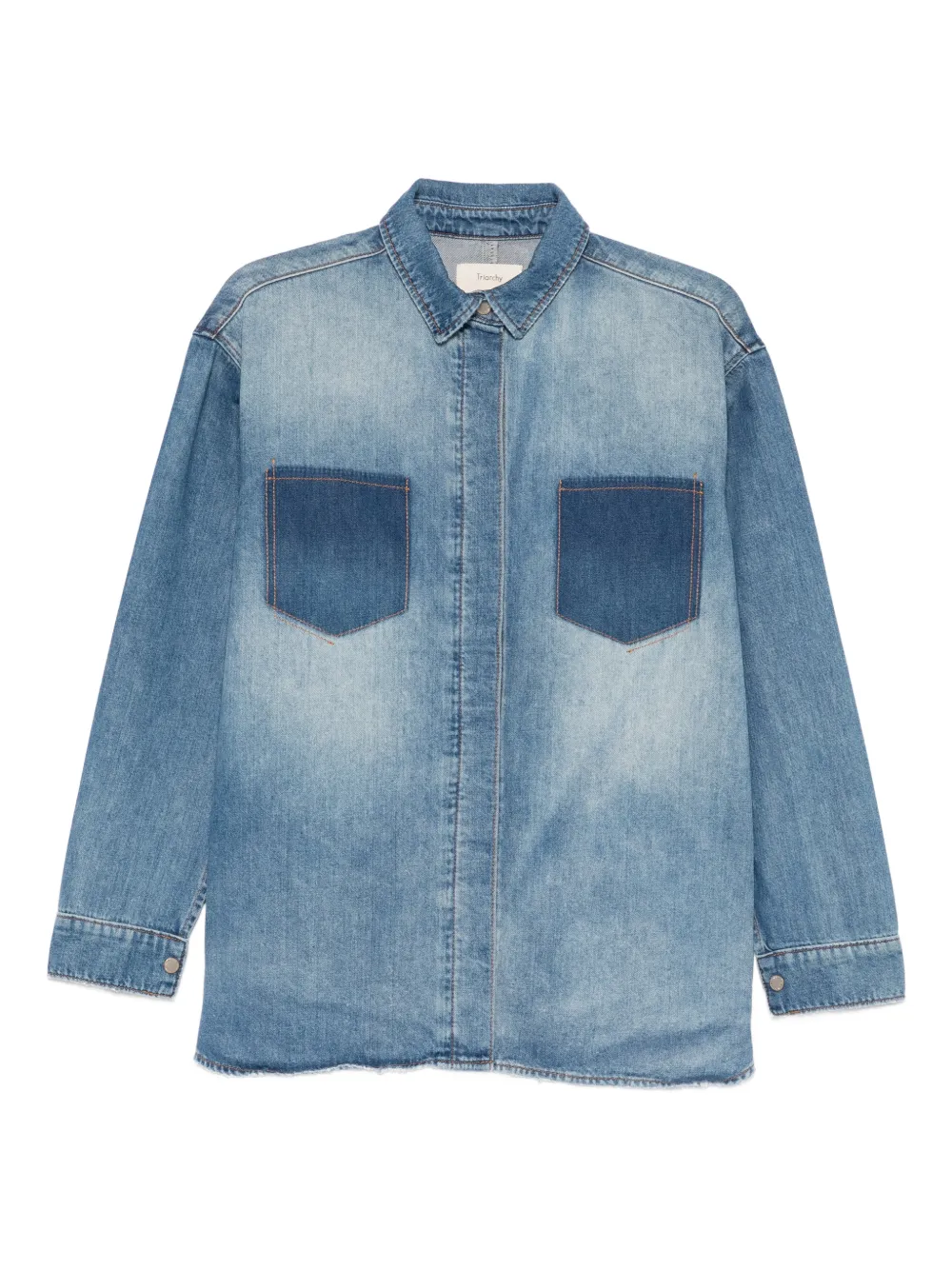 Triarchy Pocket Shirt In Blue