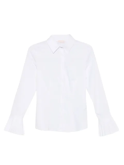 LIU JO pleated-cuff shirt