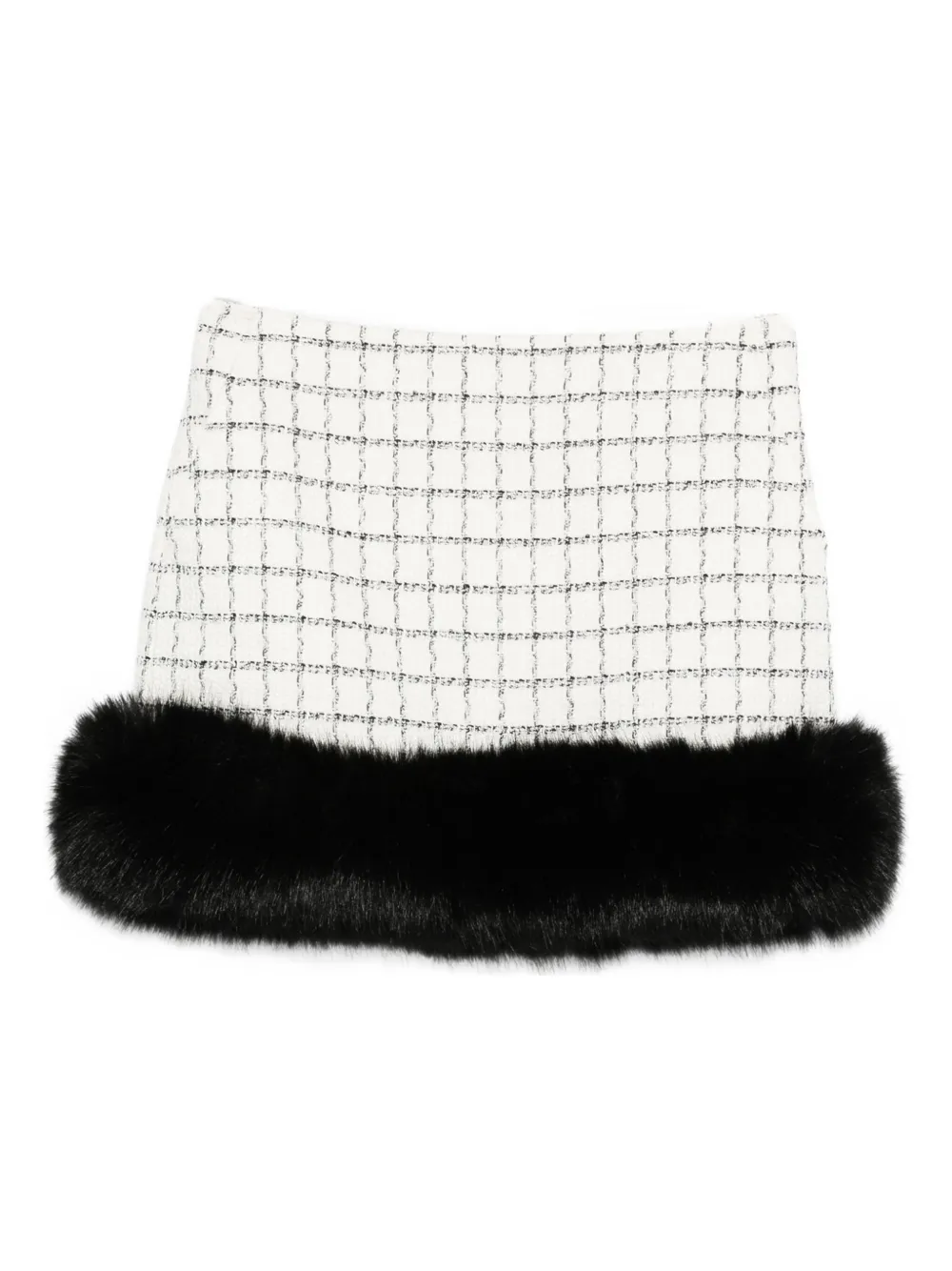 Self-Portrait trimmed mini skirt | Neutrals | Image 1