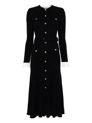 ❤️25冬新作 新品♡ SelfPortrait 黒ロングコート♡ G89 SELF