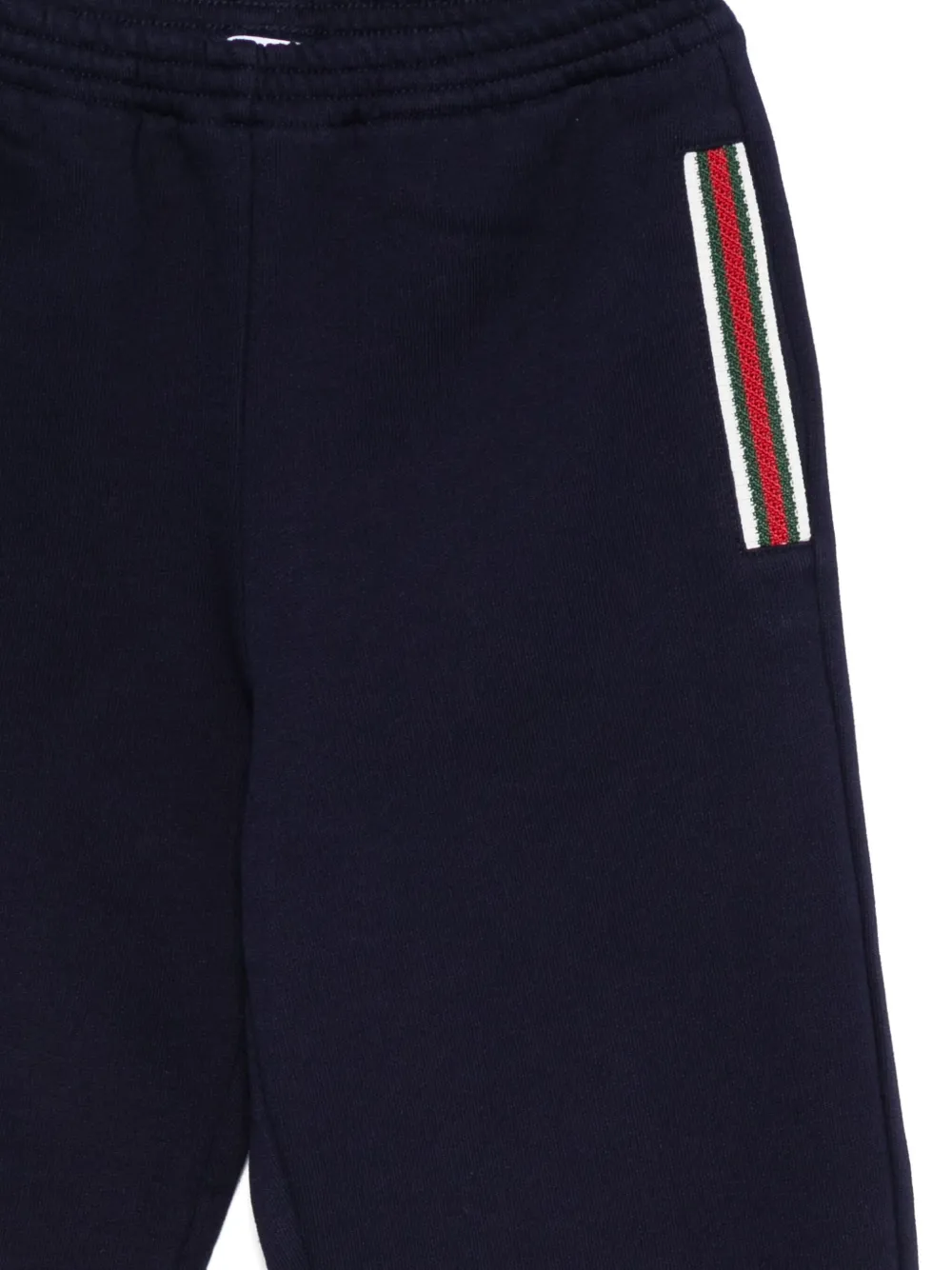 Gucci Kids Trainingsbroek met gestreept vlak Blauw