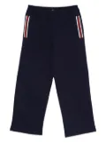 Gucci Kids striped-panel track pants - Blue