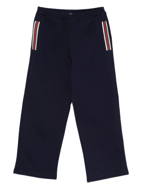 Gucci Kids striped-panel track pants