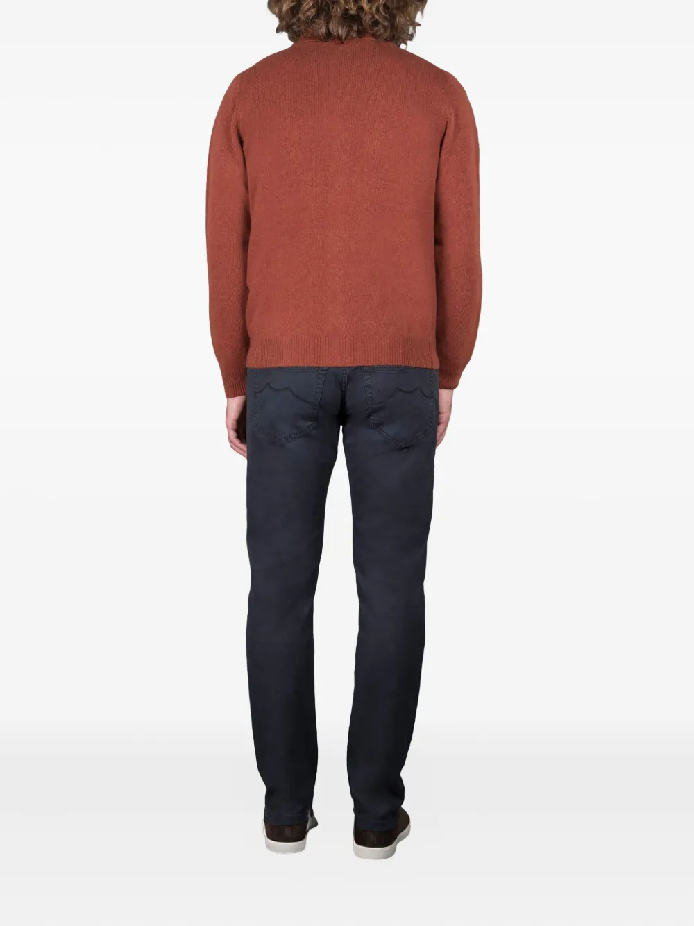 Moorer Button-up overhemd Rood