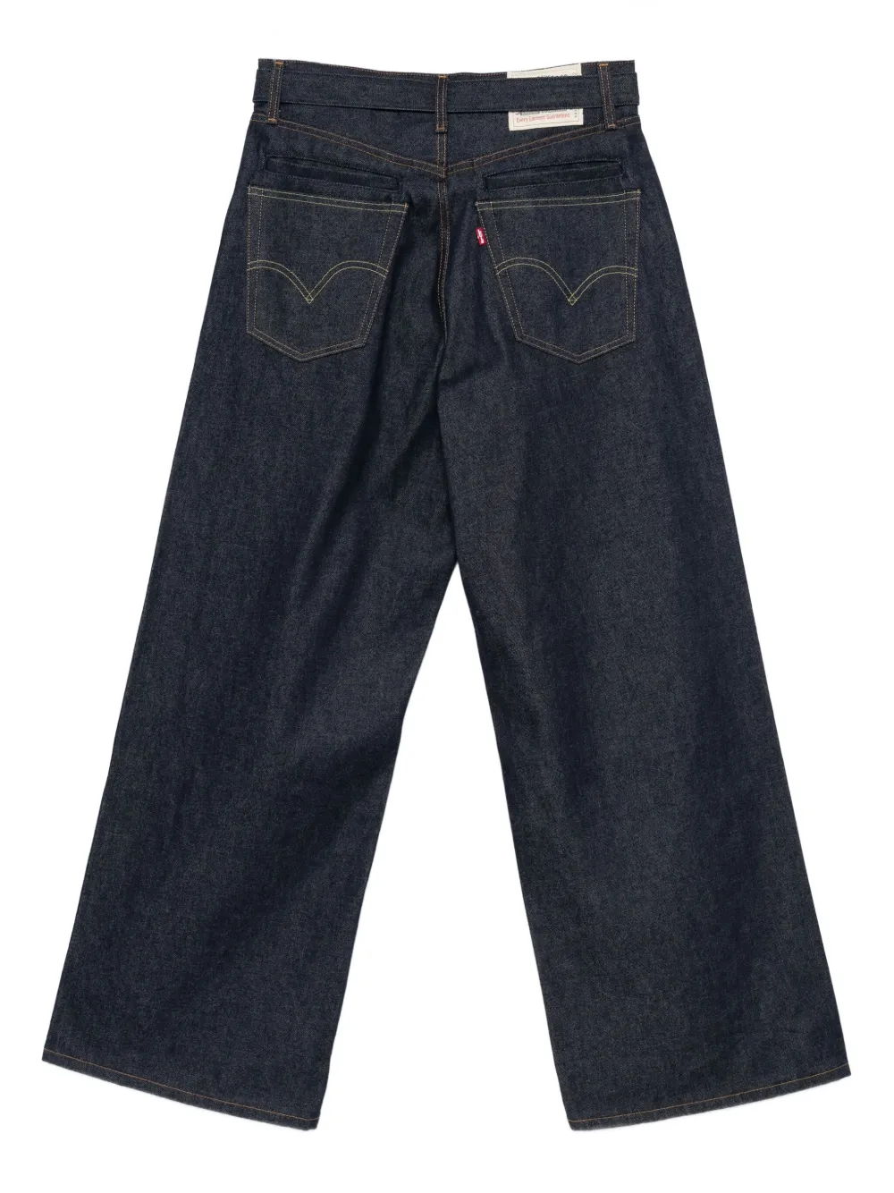 Sacai Jeans met wijde pijpen - Blauw