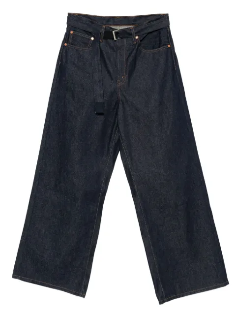 sacai jean à coupe ample