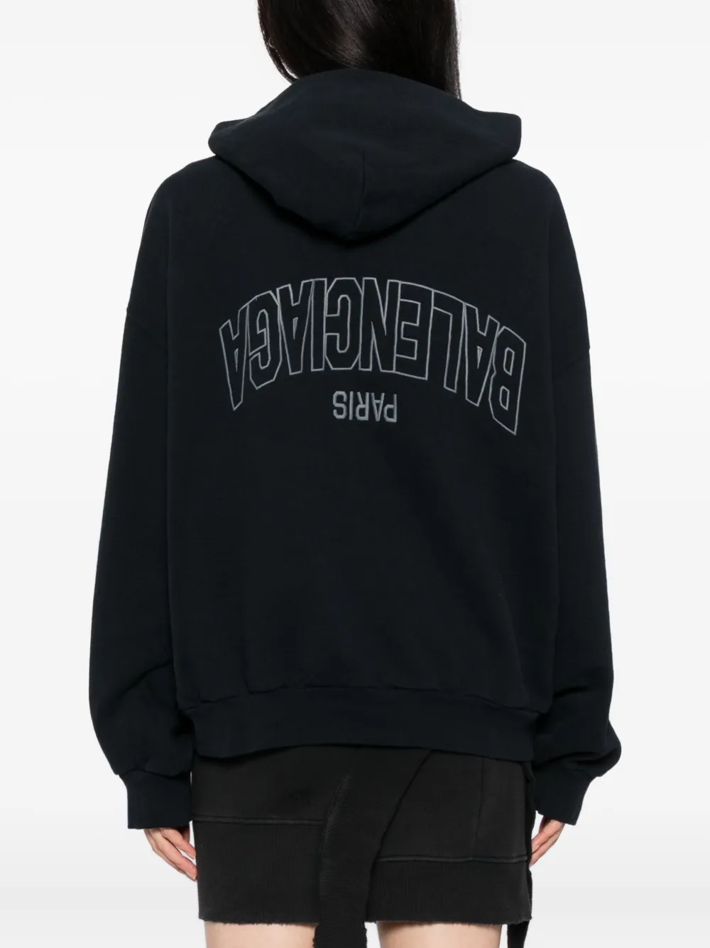 Balenciaga cotton hoody Zwart