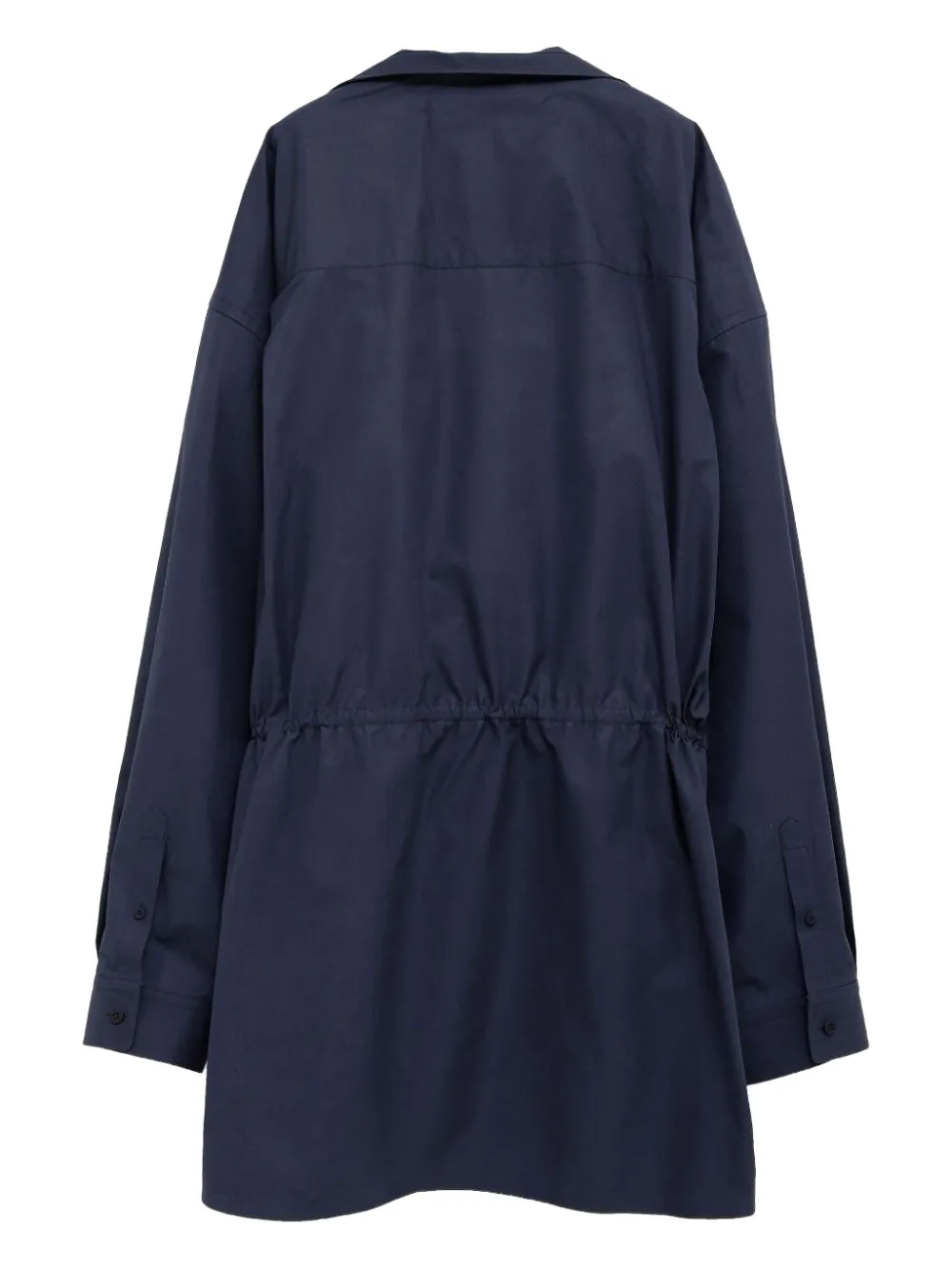 Balenciaga Mini-jurk met trekkoord - Blauw