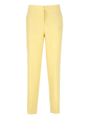 パンツ FABIANA FILIPPI Cotton trousers Yellow Fabiana Filippi Yellow Cotton trousers for Women Online USA