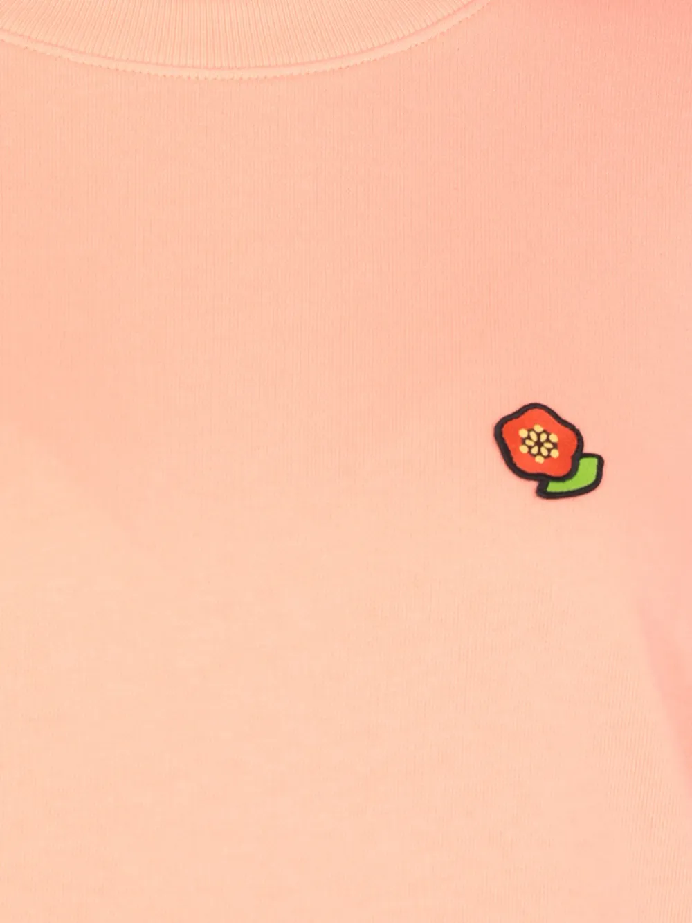 Kenzo Katoenen sweater met geborduurde bloemen Roze