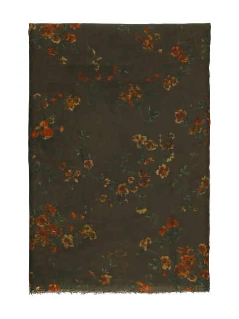 Uma Wang floral-print cotton scarf