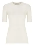 Jil Sander ribbed crew-neck T-shirt - Grey