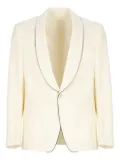 Lardini shawl-collar blazer - White