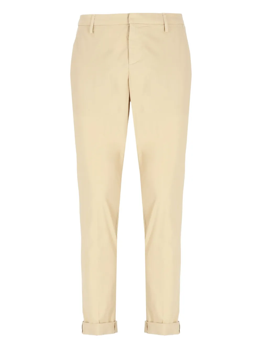 logo-detail cuffed-hem trousers