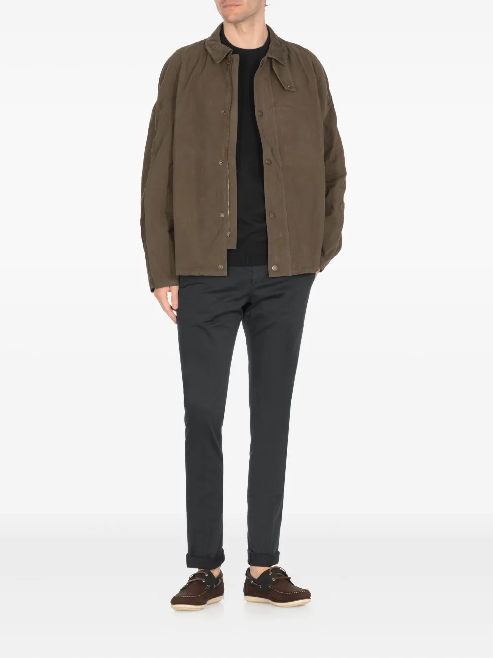 Barbour embroidered cotton sweater - Zwart