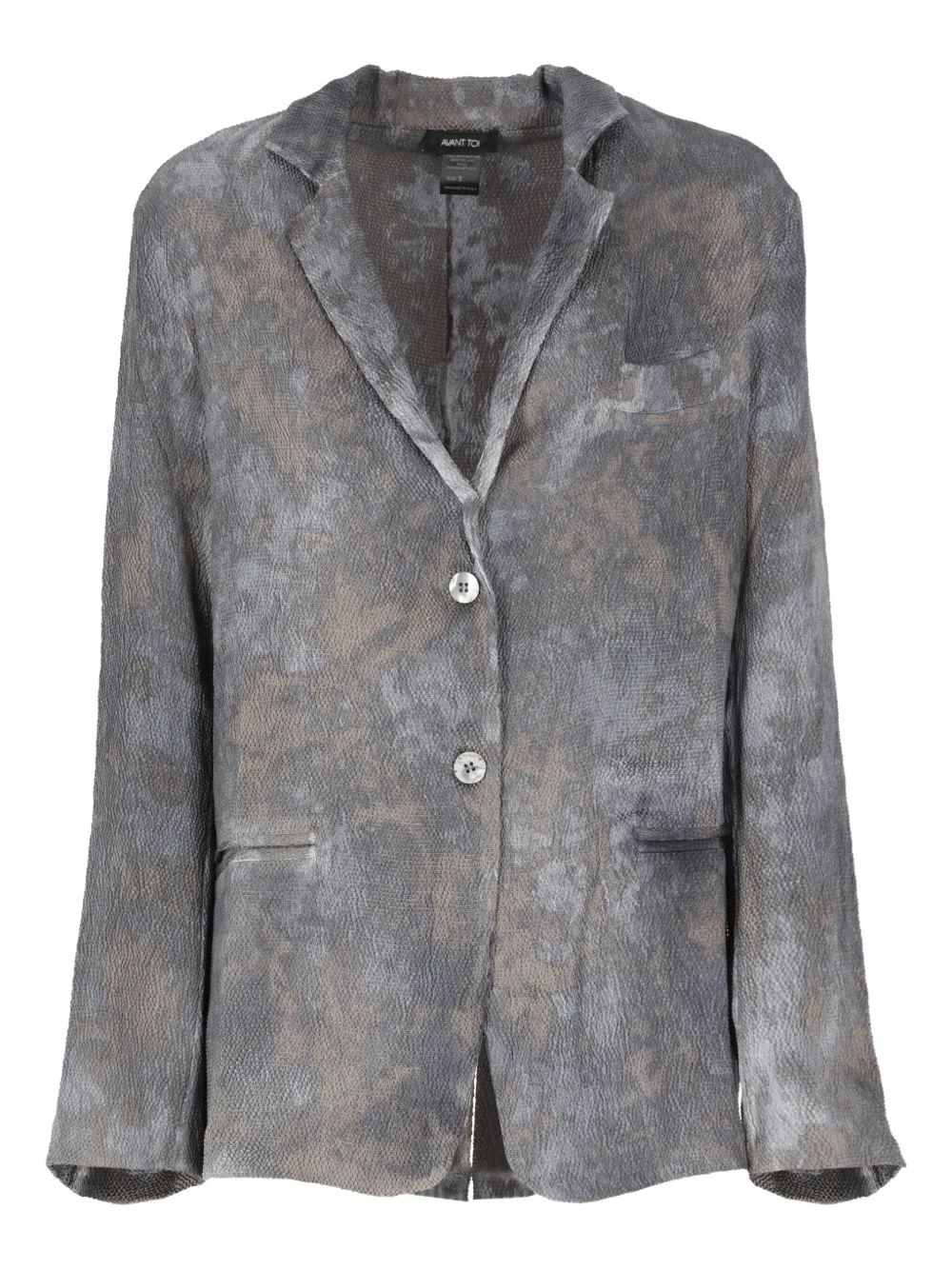 Avant Toi Blazer met zakken Grijs
