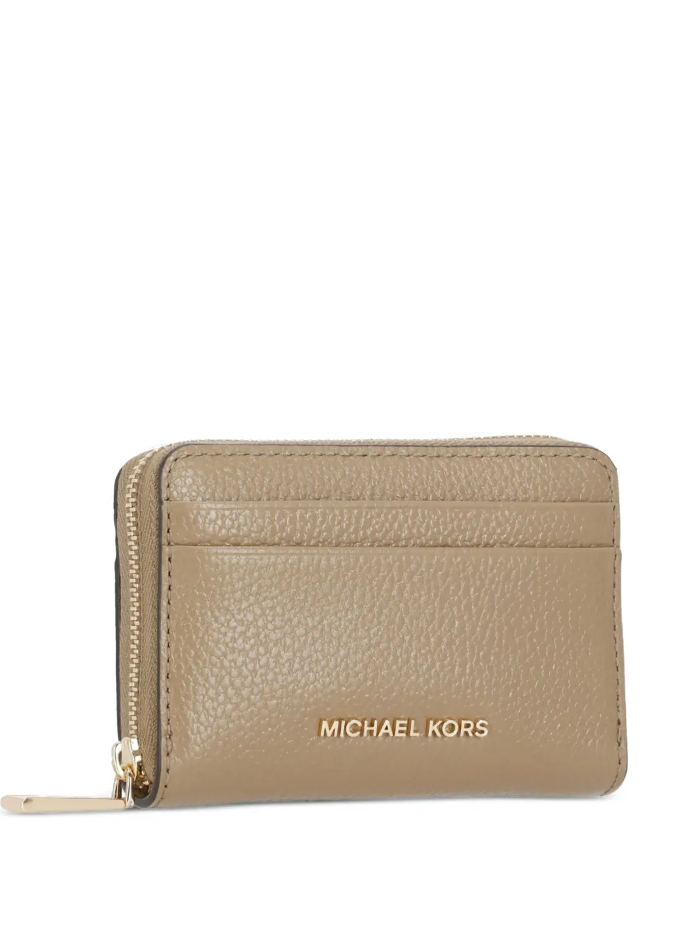 Michael Michael Kors logo-plaque zip-around wallet - Bruin