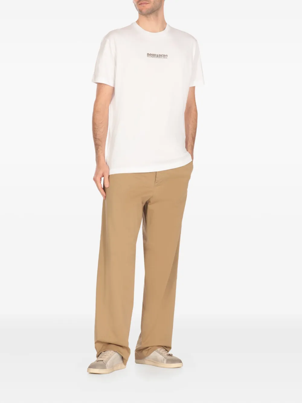 DSQUARED2 button-fastening trousers - Beige