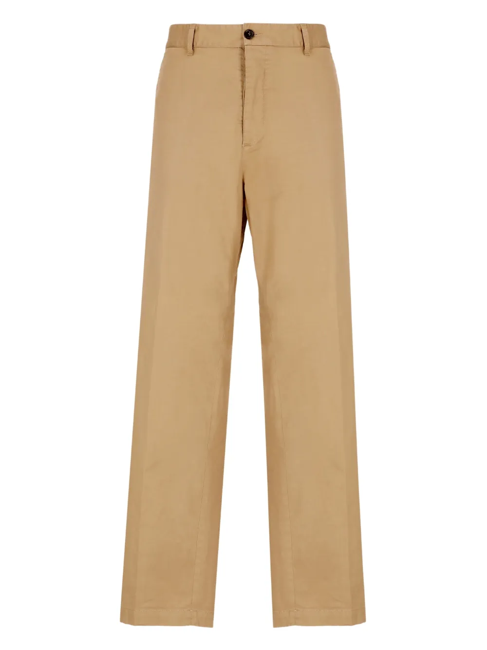 button-fastening trousers