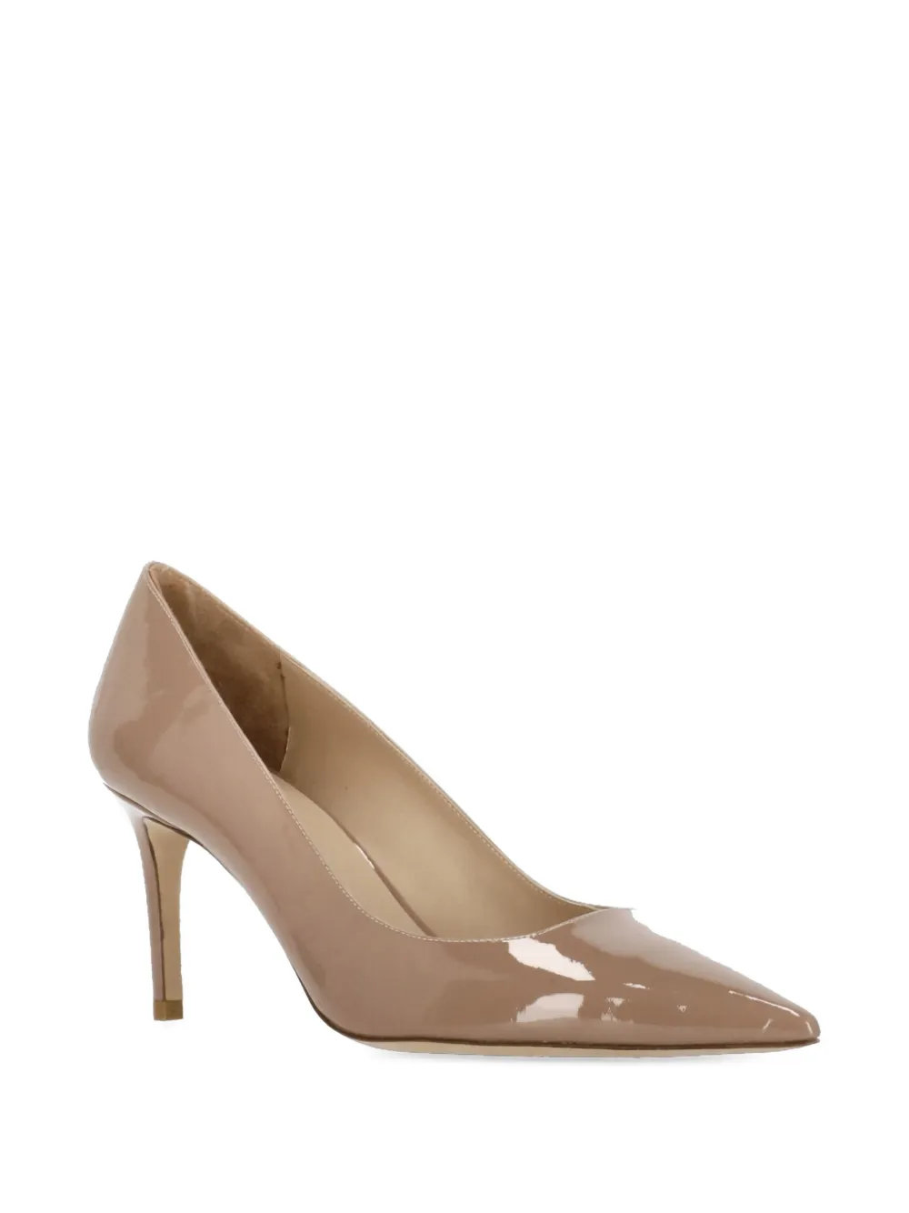 Stuart Weitzman 80mm pointed-toe heeled pumps Neutrals