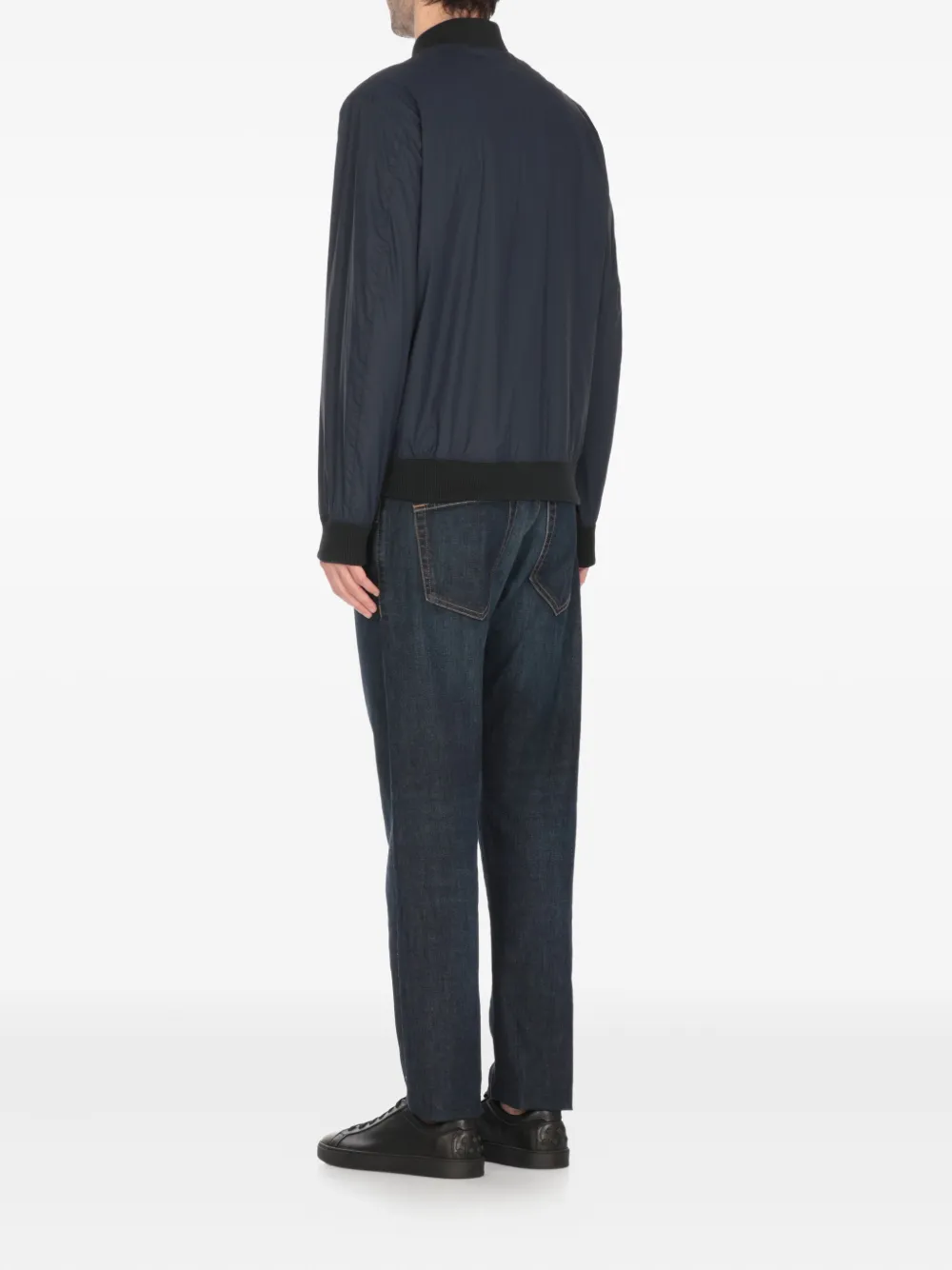 Fay Bomberjack met gespsluiting Blauw