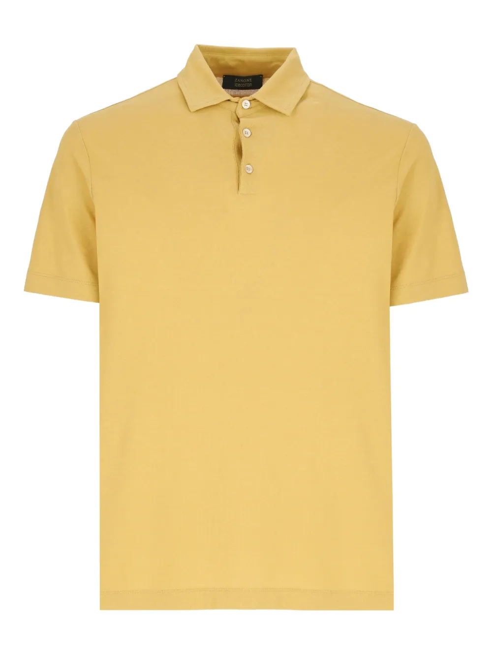 short-sleeve cotton polo shirt