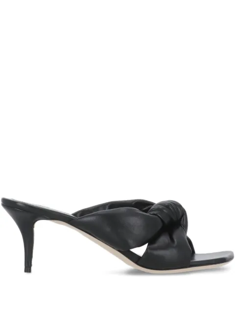 Fabiana Filippi 70mm knotted square-toe sandals