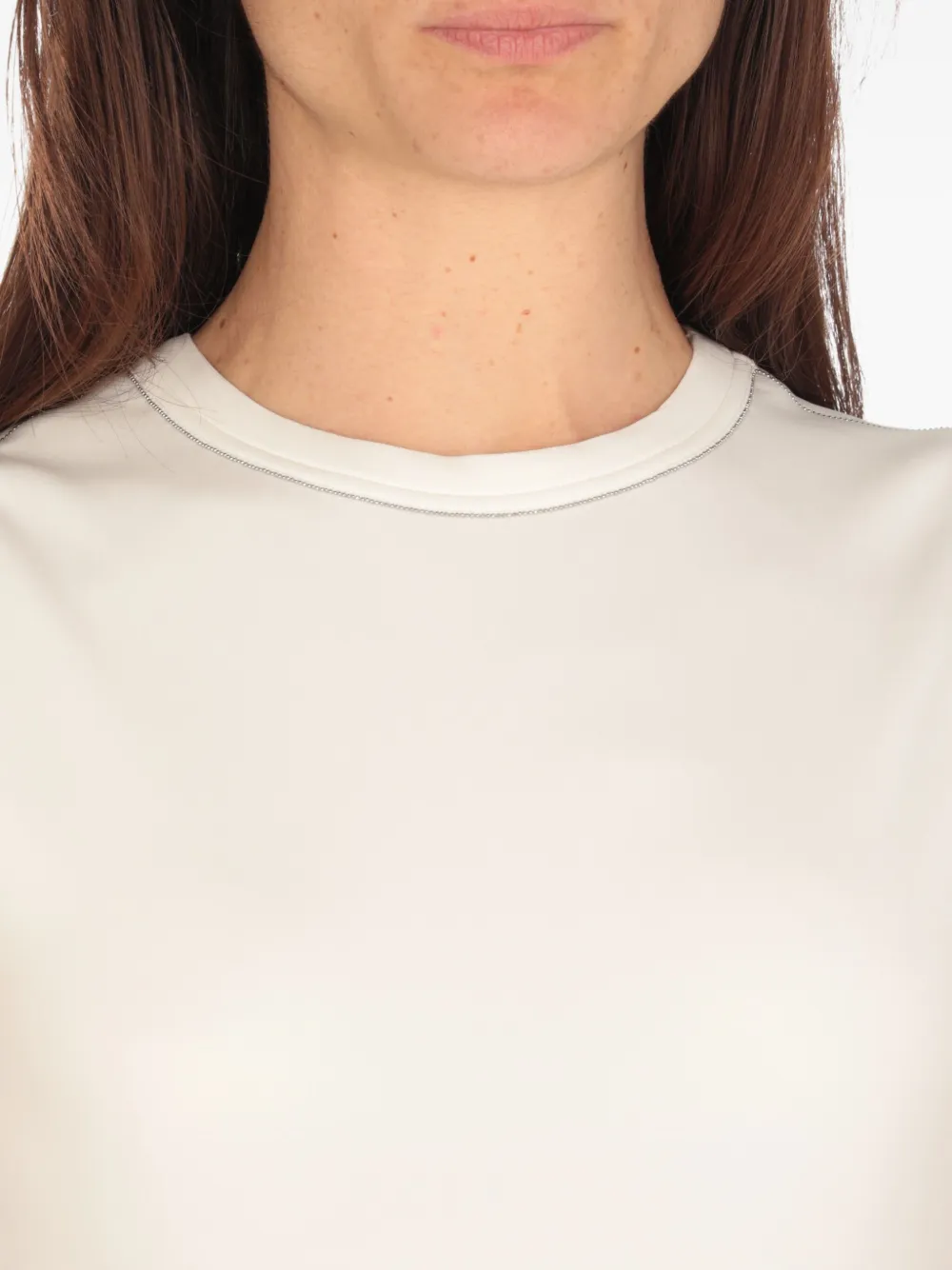 Fabiana Filippi Mouwloze midi-jurk Wit