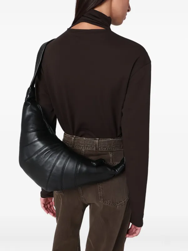 LEMAIRE Medium Croissant Shoulder Bag | Black | FARFETCH