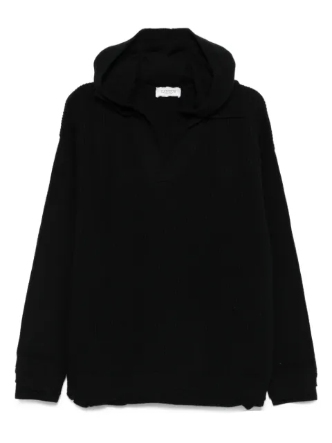 Laneus ribbed hoodie